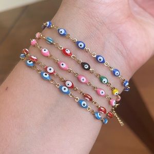 Evil eye bracelet (100% waterproof) π